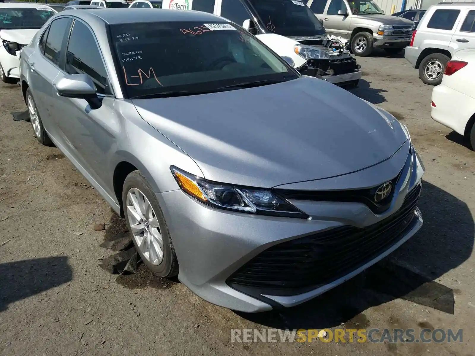 1 Photograph of a damaged car 4T1B11HK9KU266593 TOYOTA CAMRY 2019