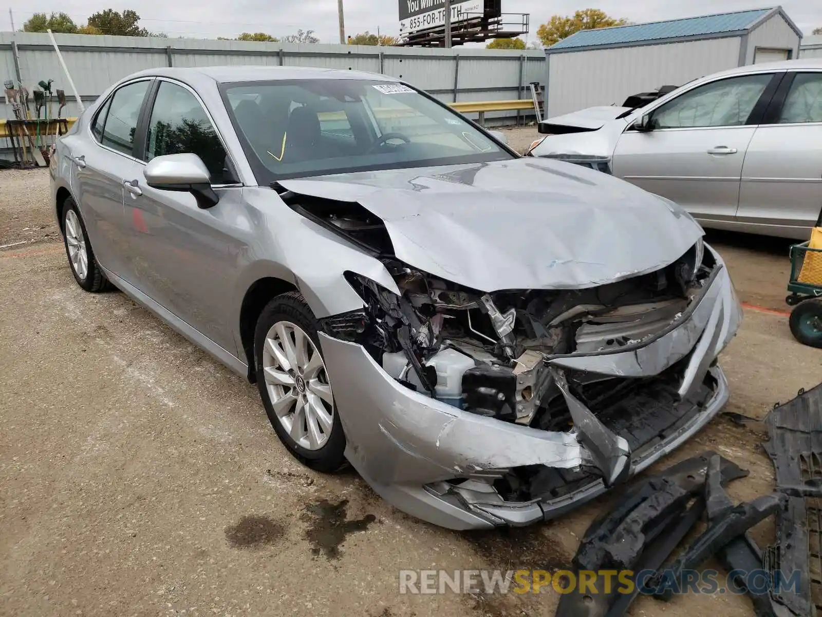 1 Photograph of a damaged car 4T1B11HK9KU267968 TOYOTA CAMRY 2019