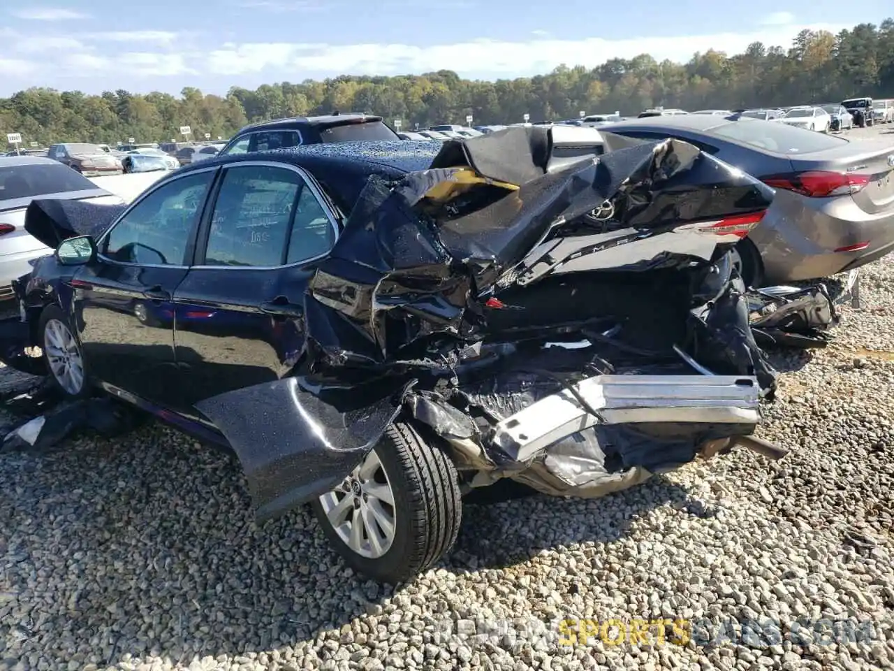 3 Photograph of a damaged car 4T1B11HK9KU268859 TOYOTA CAMRY 2019