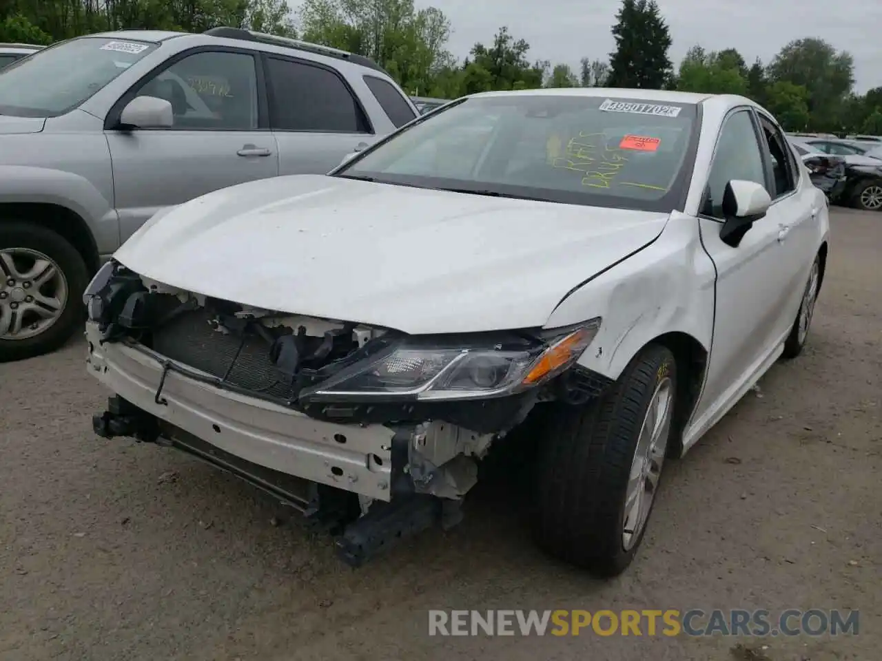 2 Photograph of a damaged car 4T1B11HK9KU271292 TOYOTA CAMRY 2019