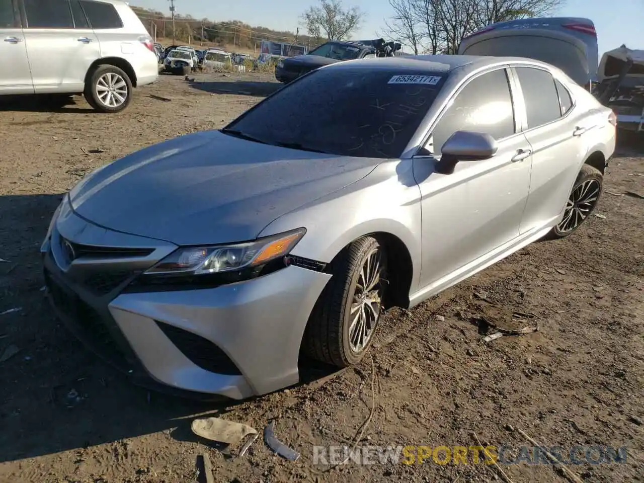 2 Photograph of a damaged car 4T1B11HK9KU281370 TOYOTA CAMRY 2019