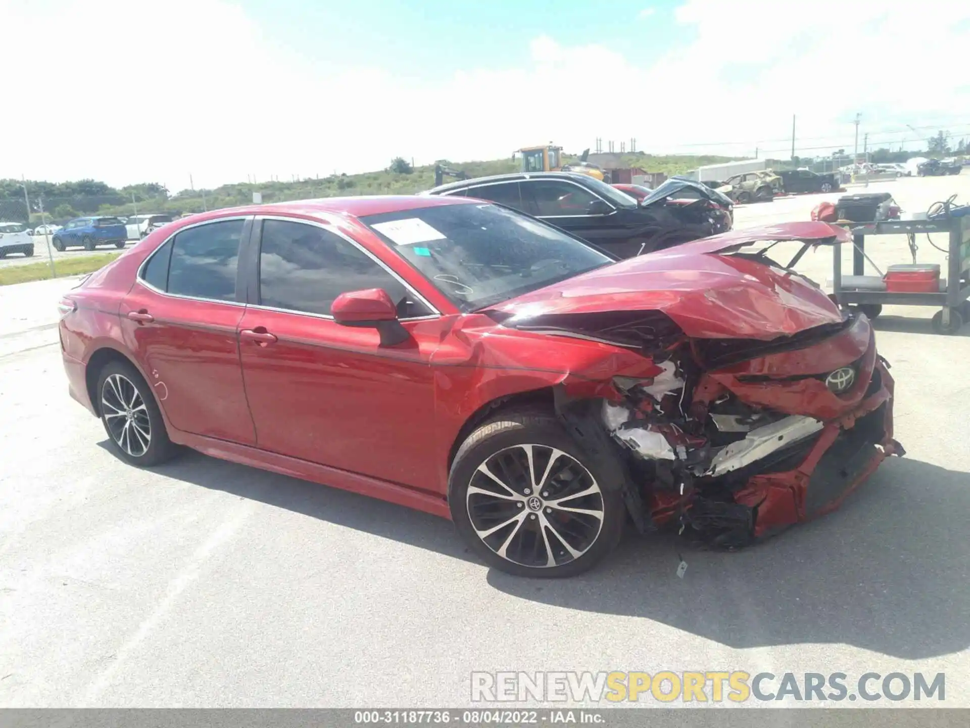 1 Photograph of a damaged car 4T1B11HK9KU282258 TOYOTA CAMRY 2019