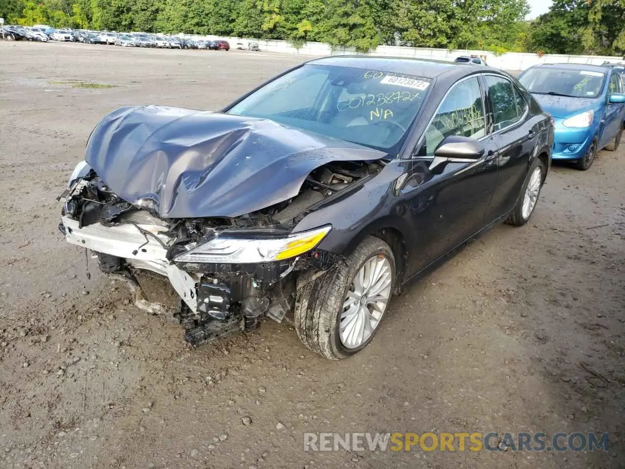 2 Photograph of a damaged car 4T1B11HK9KU292255 TOYOTA CAMRY 2019