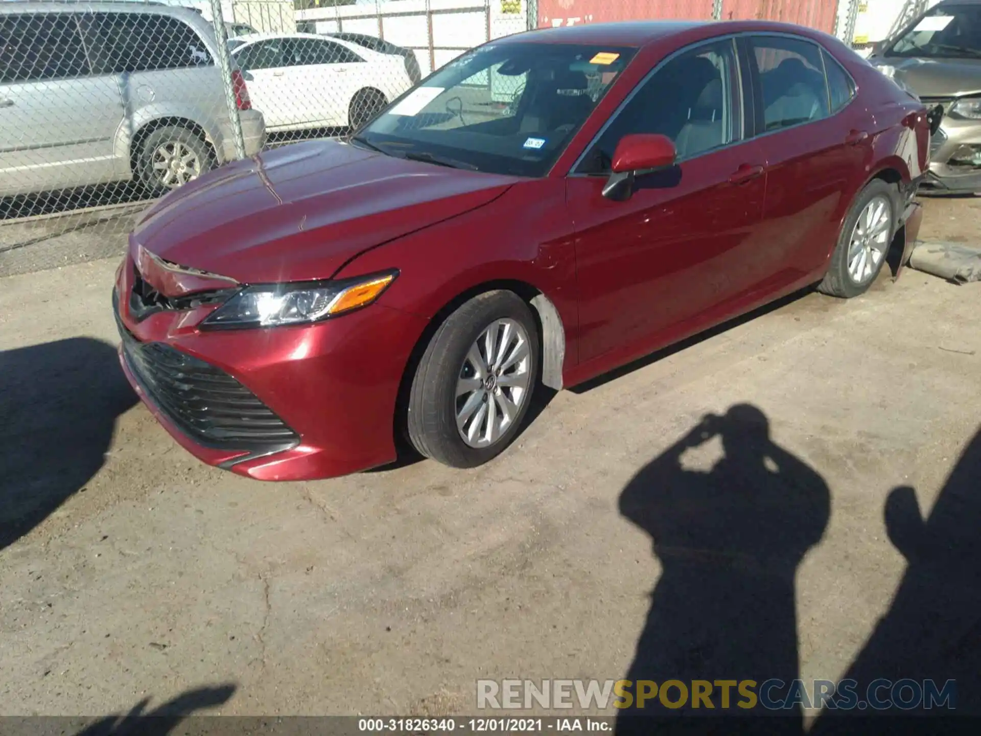 2 Photograph of a damaged car 4T1B11HK9KU679503 TOYOTA CAMRY 2019