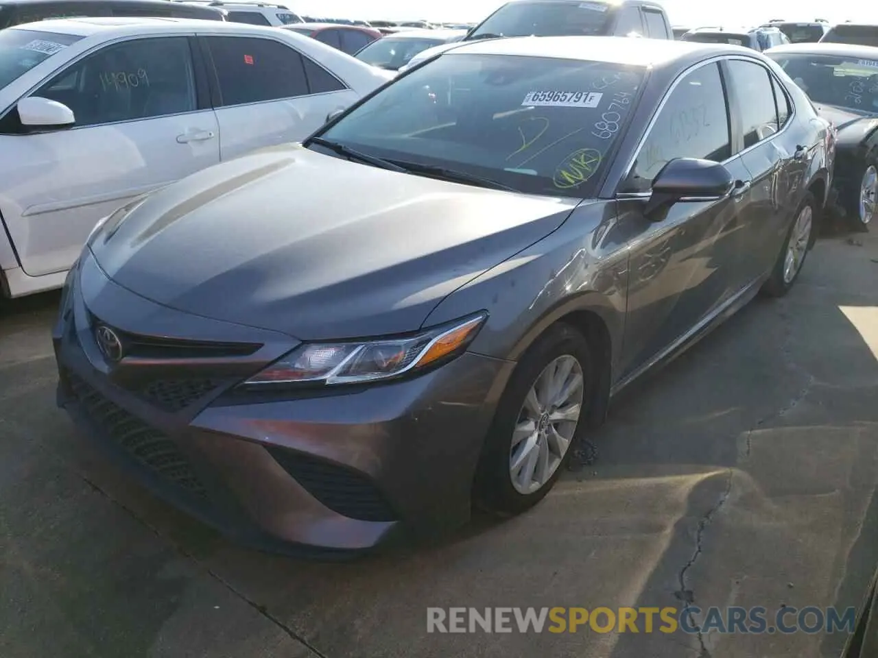 2 Photograph of a damaged car 4T1B11HK9KU680764 TOYOTA CAMRY 2019