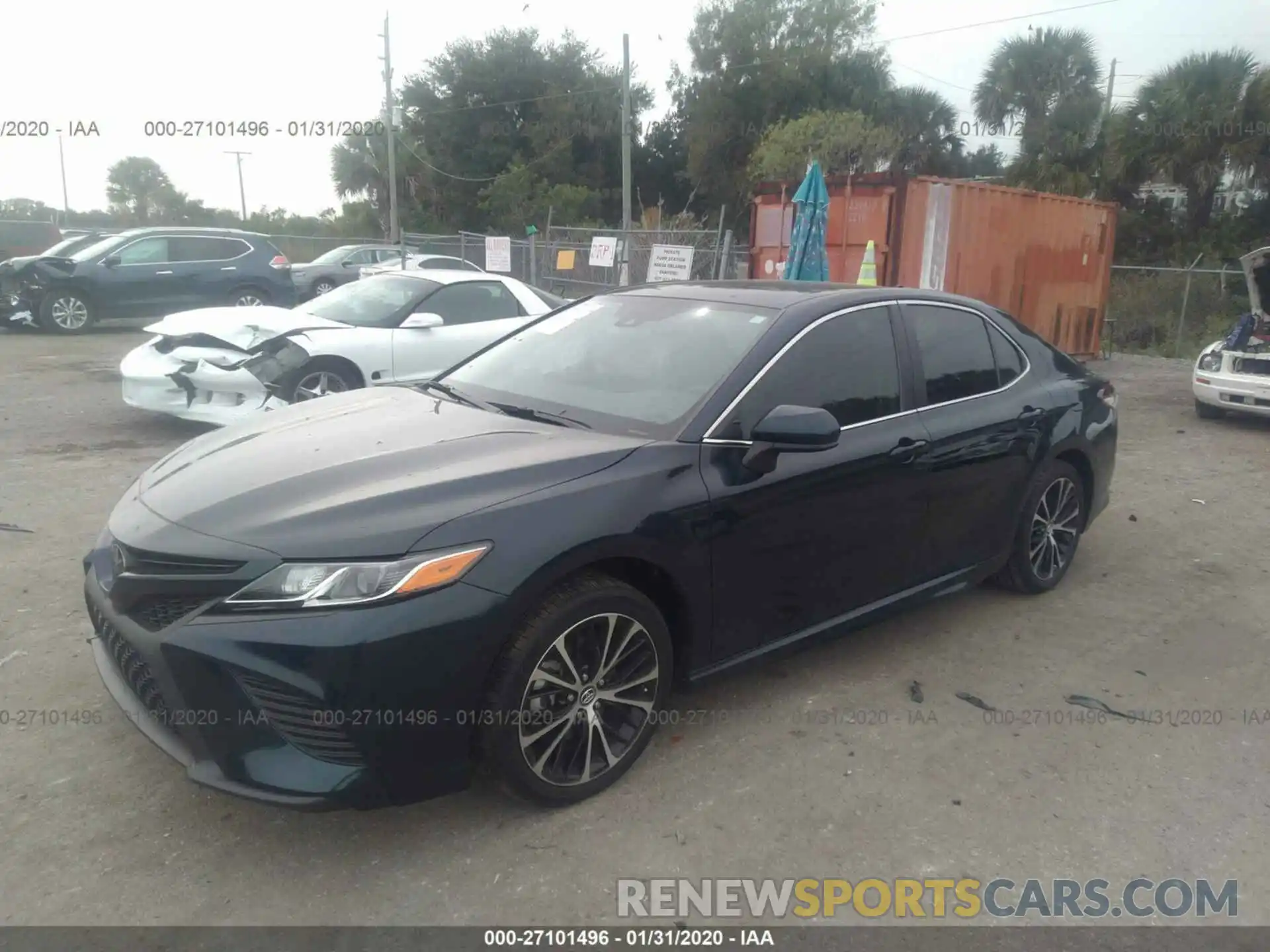 2 Photograph of a damaged car 4T1B11HK9KU689402 TOYOTA CAMRY 2019