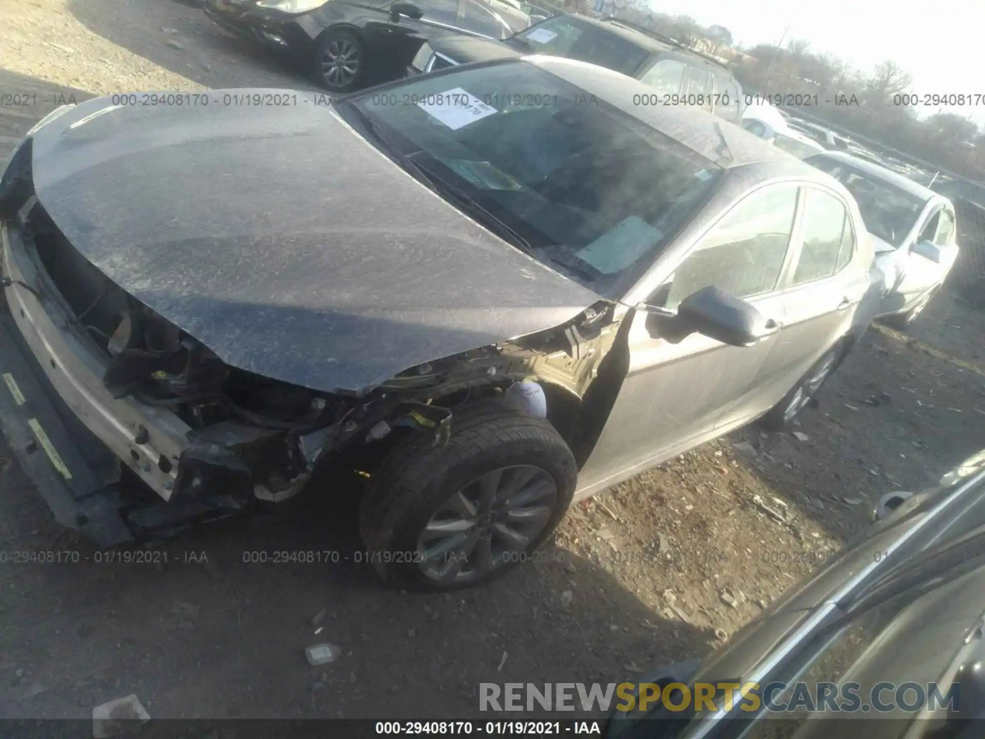 2 Photograph of a damaged car 4T1B11HK9KU690565 TOYOTA CAMRY 2019