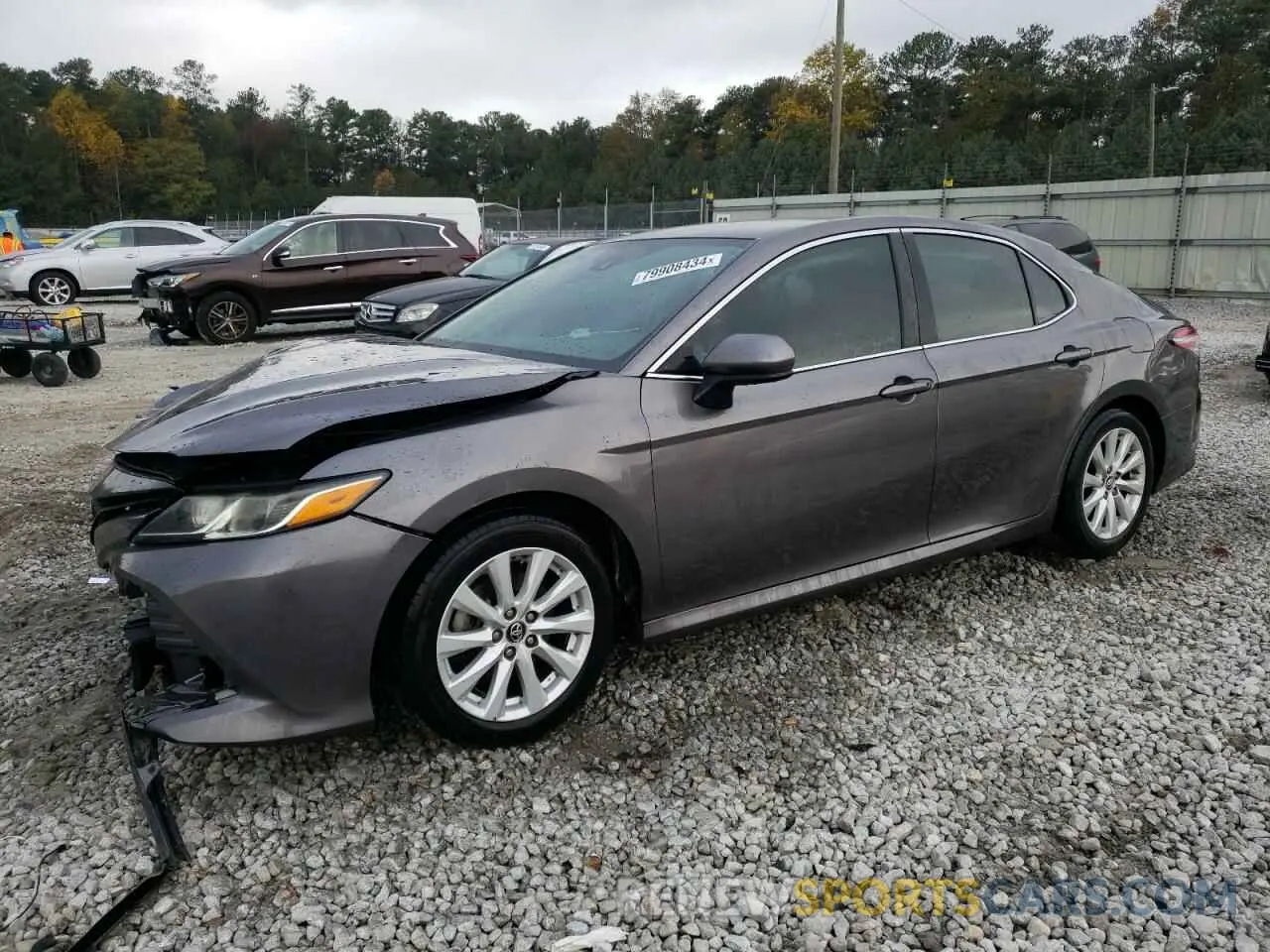 1 Photograph of a damaged car 4T1B11HK9KU695233 TOYOTA CAMRY 2019
