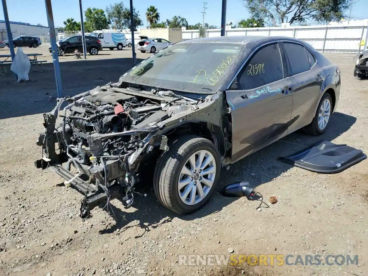 2 Photograph of a damaged car 4T1B11HK9KU697192 TOYOTA CAMRY 2019