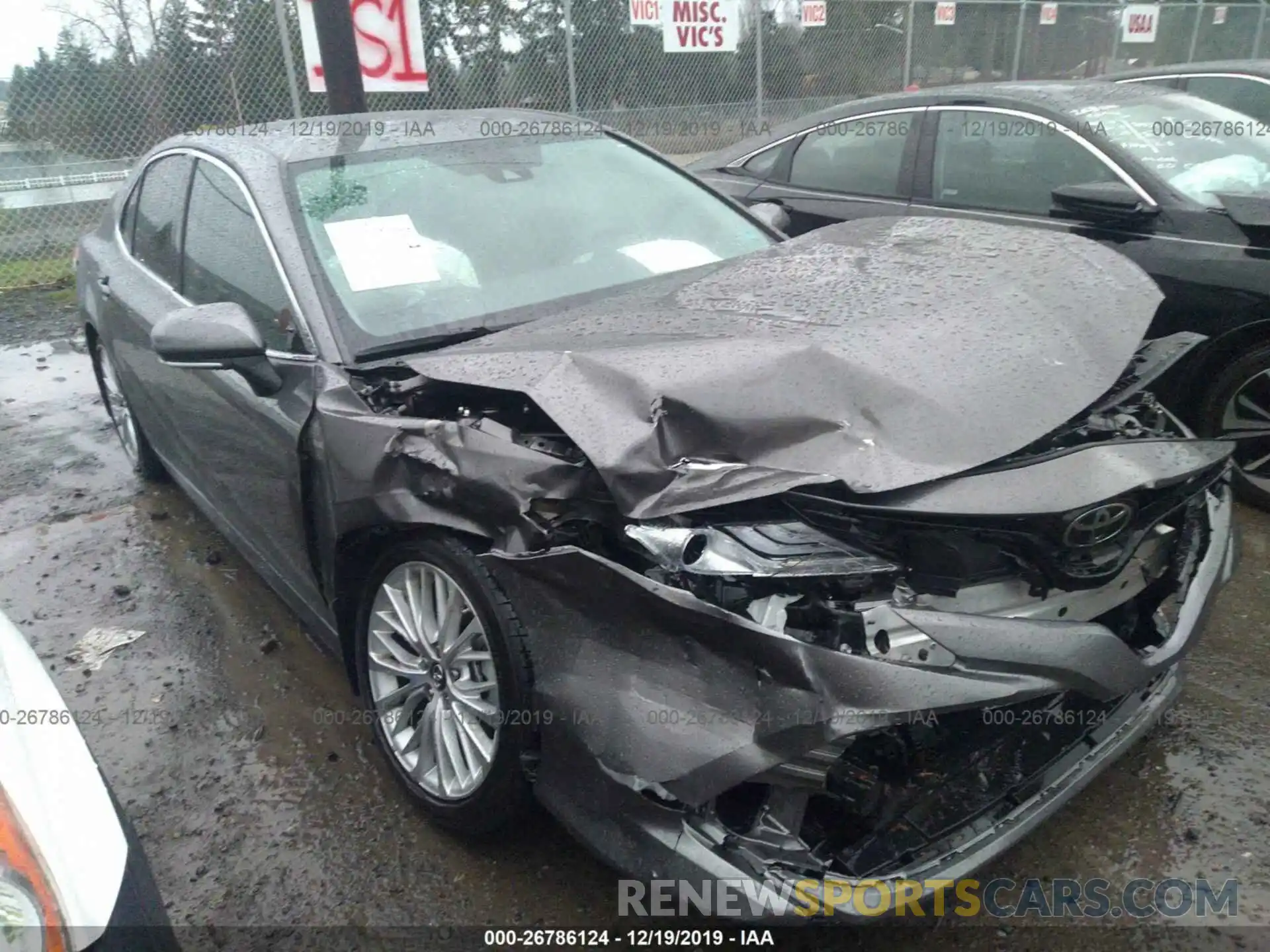 1 Photograph of a damaged car 4T1B11HK9KU698214 TOYOTA CAMRY 2019