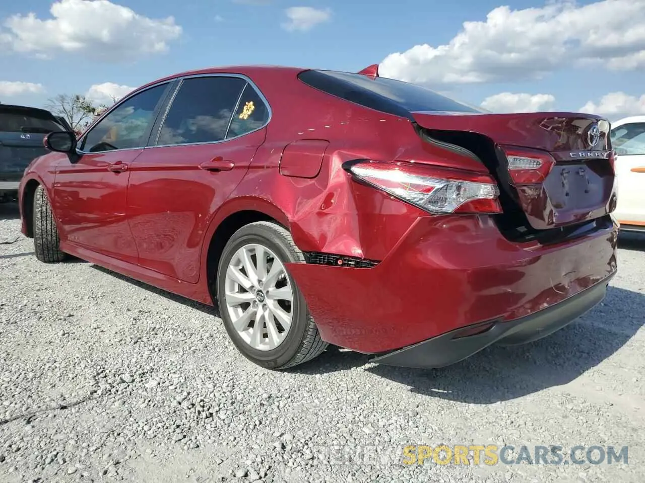 2 Photograph of a damaged car 4T1B11HK9KU707171 TOYOTA CAMRY 2019