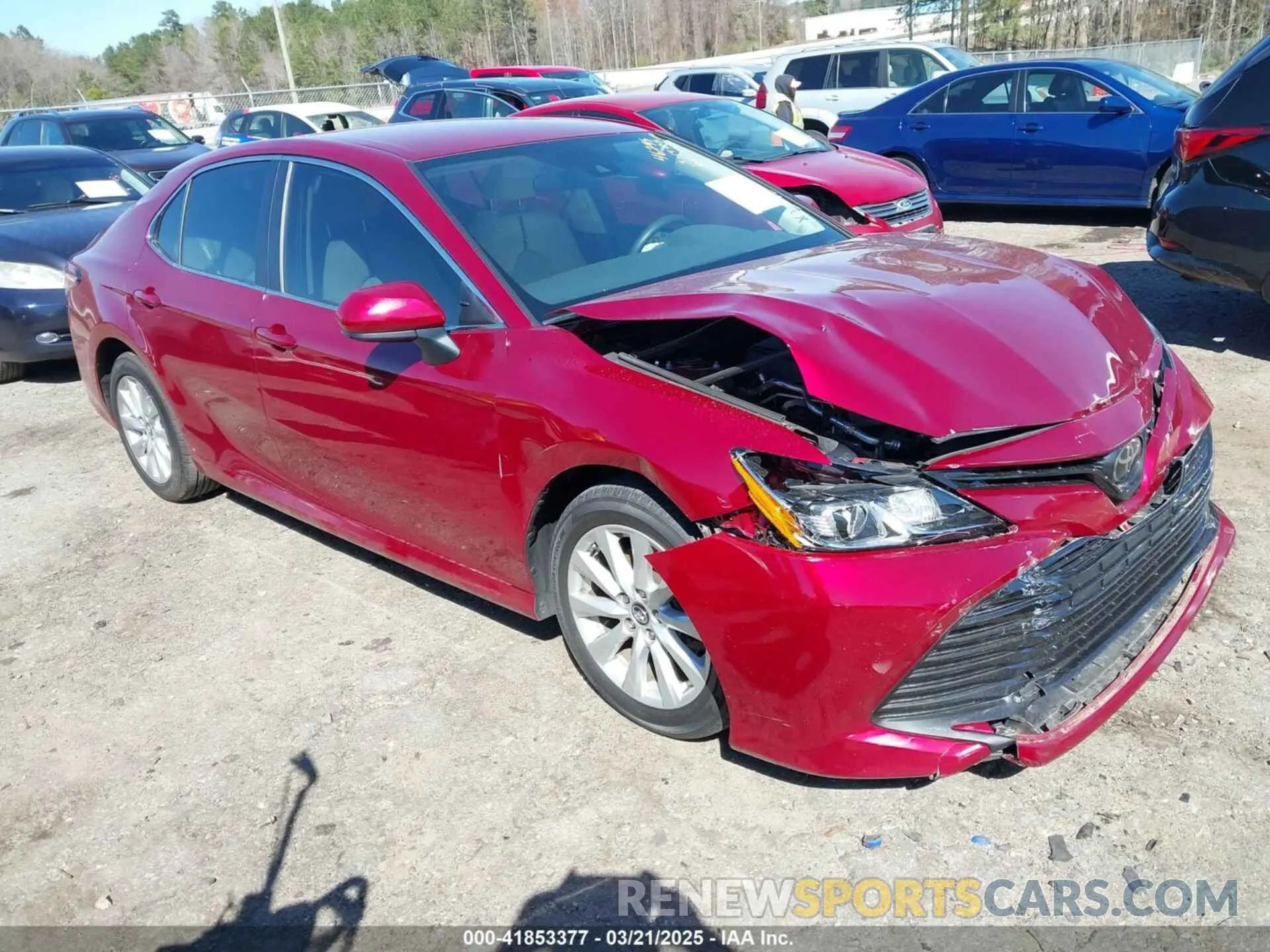 1 Photograph of a damaged car 4T1B11HK9KU708126 TOYOTA CAMRY 2019