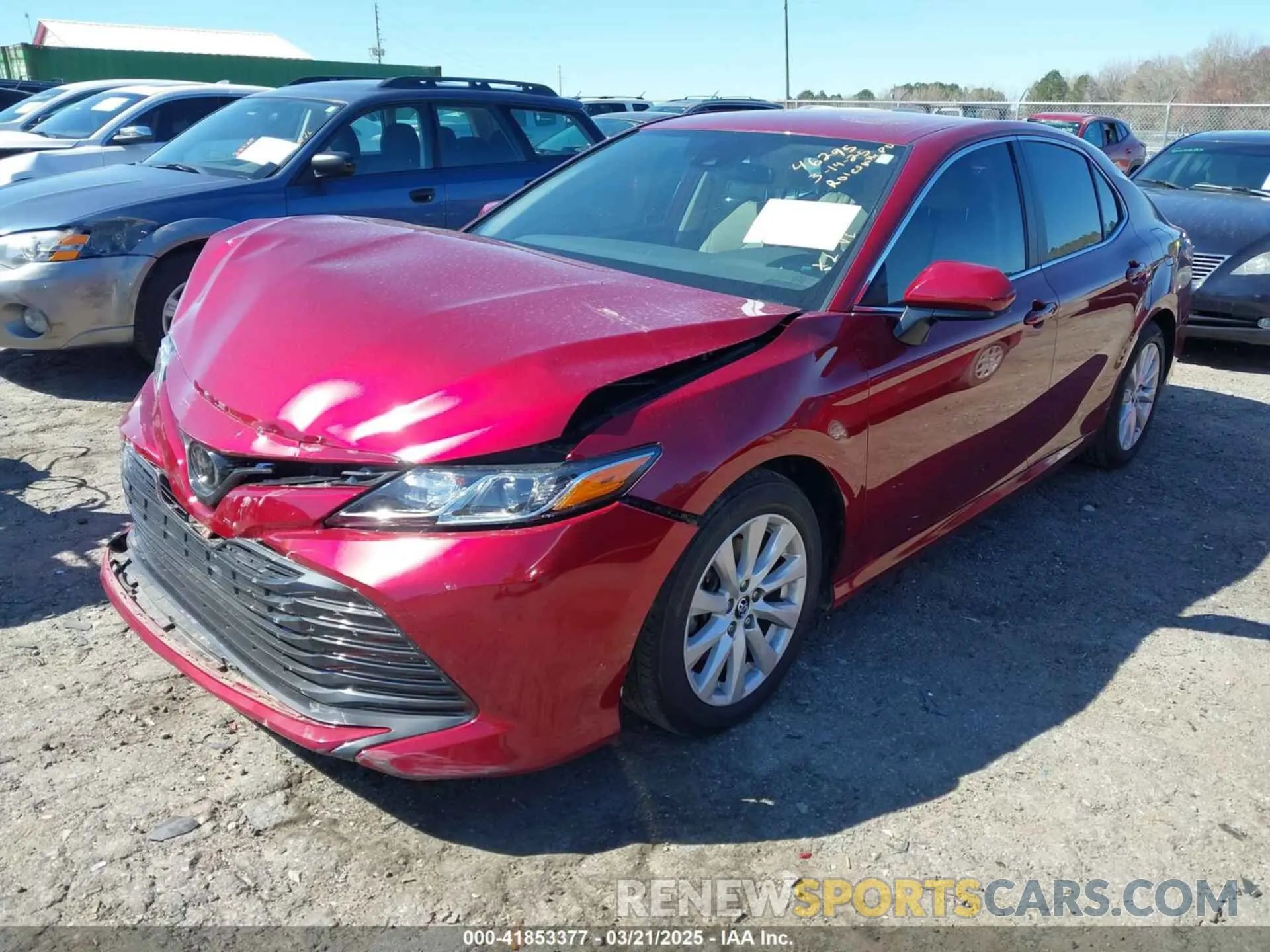 2 Photograph of a damaged car 4T1B11HK9KU708126 TOYOTA CAMRY 2019