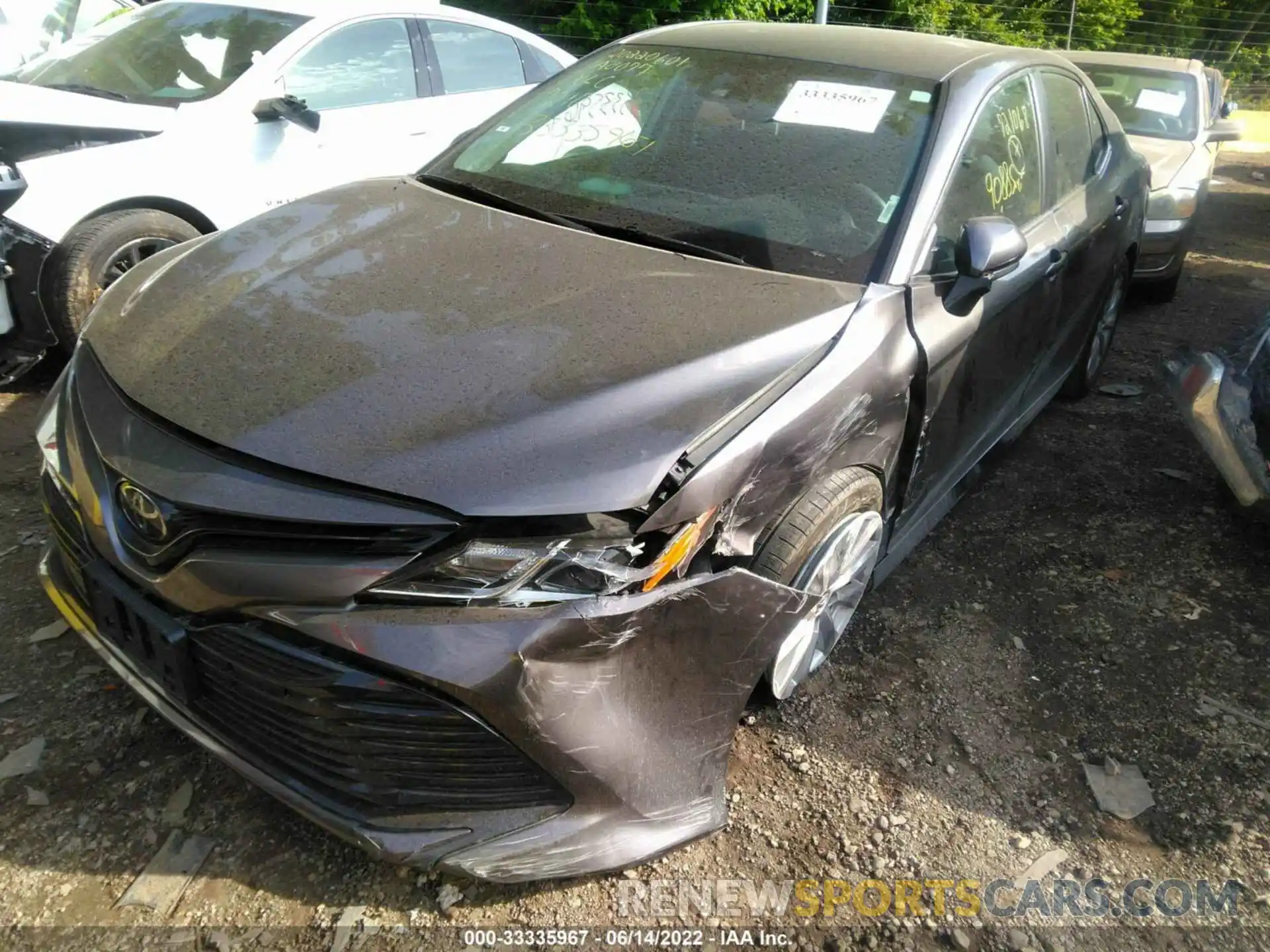 2 Photograph of a damaged car 4T1B11HK9KU721068 TOYOTA CAMRY 2019