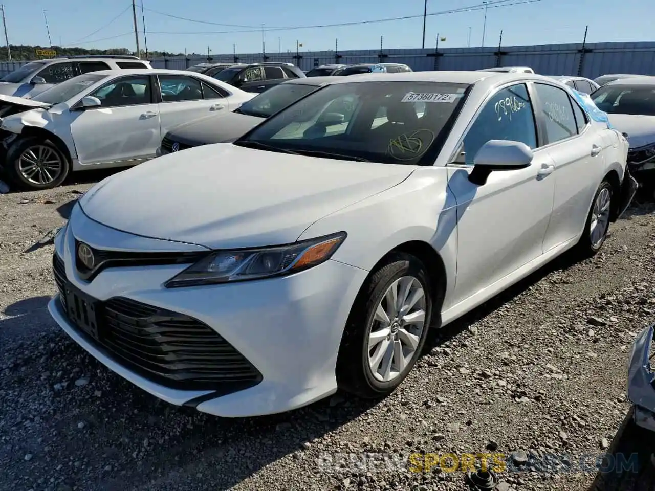 2 Photograph of a damaged car 4T1B11HK9KU722382 TOYOTA CAMRY 2019