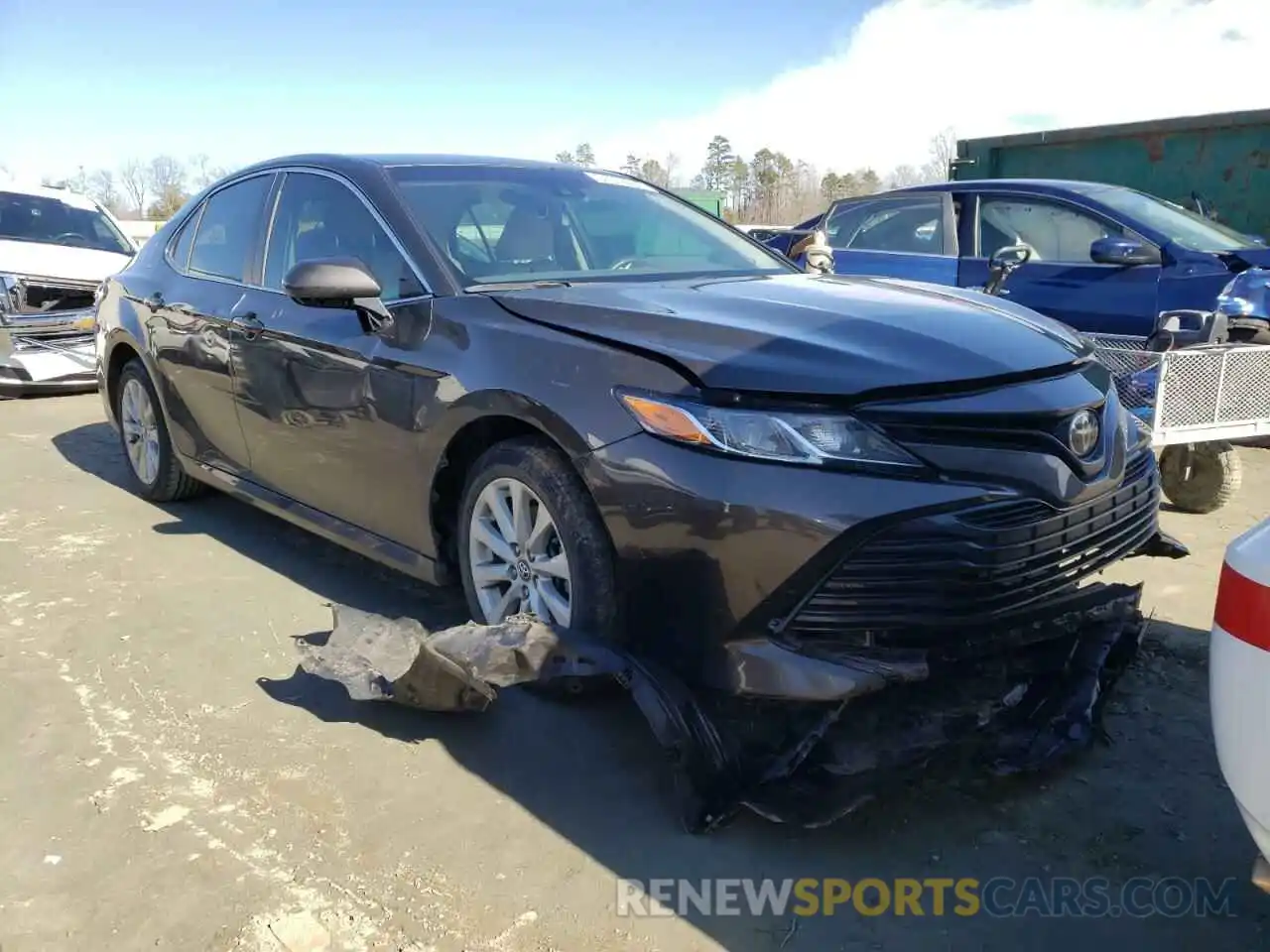 1 Photograph of a damaged car 4T1B11HK9KU731776 TOYOTA CAMRY 2019