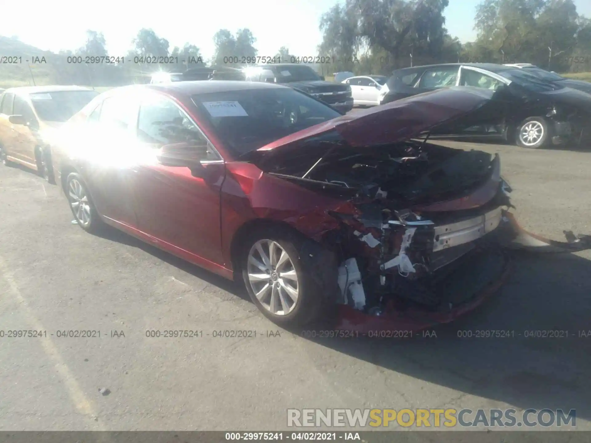 1 Photograph of a damaged car 4T1B11HK9KU732460 TOYOTA CAMRY 2019