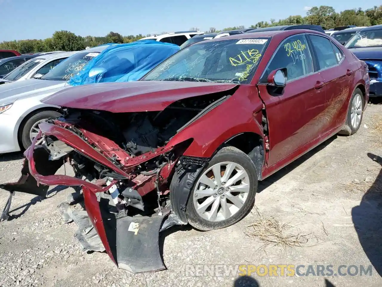 2 Photograph of a damaged car 4T1B11HK9KU737769 TOYOTA CAMRY 2019