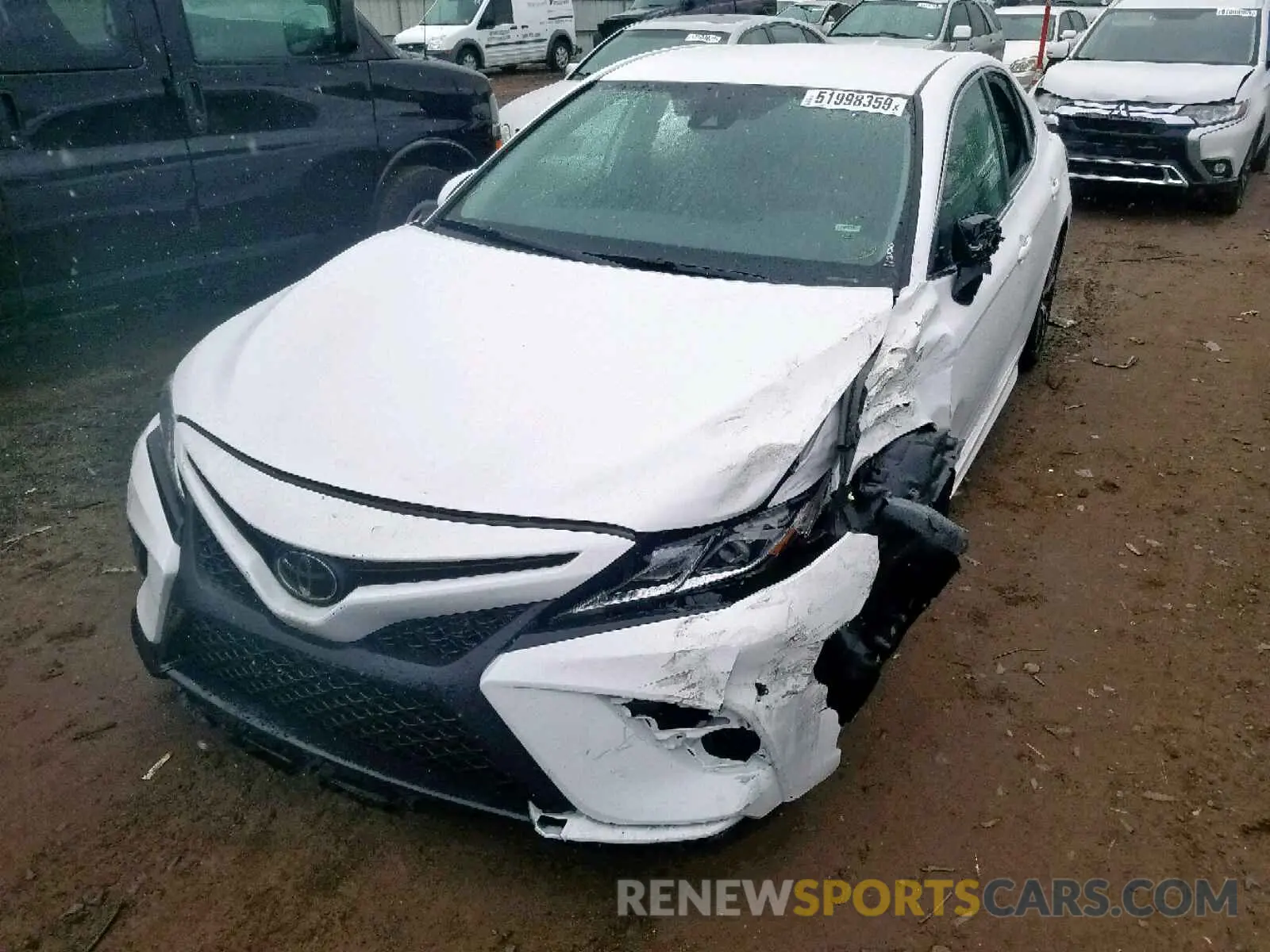 2 Photograph of a damaged car 4T1B11HK9KU744625 TOYOTA CAMRY 2019