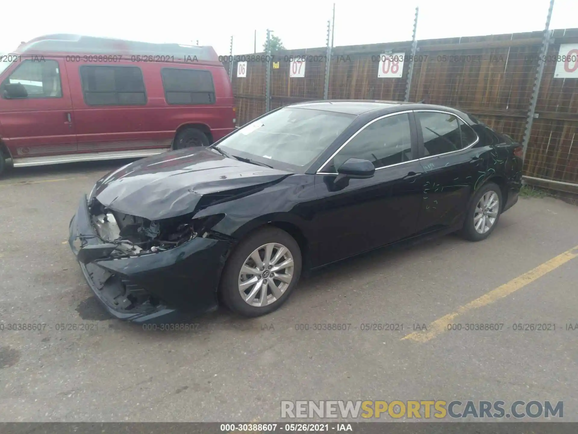 2 Photograph of a damaged car 4T1B11HK9KU751140 TOYOTA CAMRY 2019