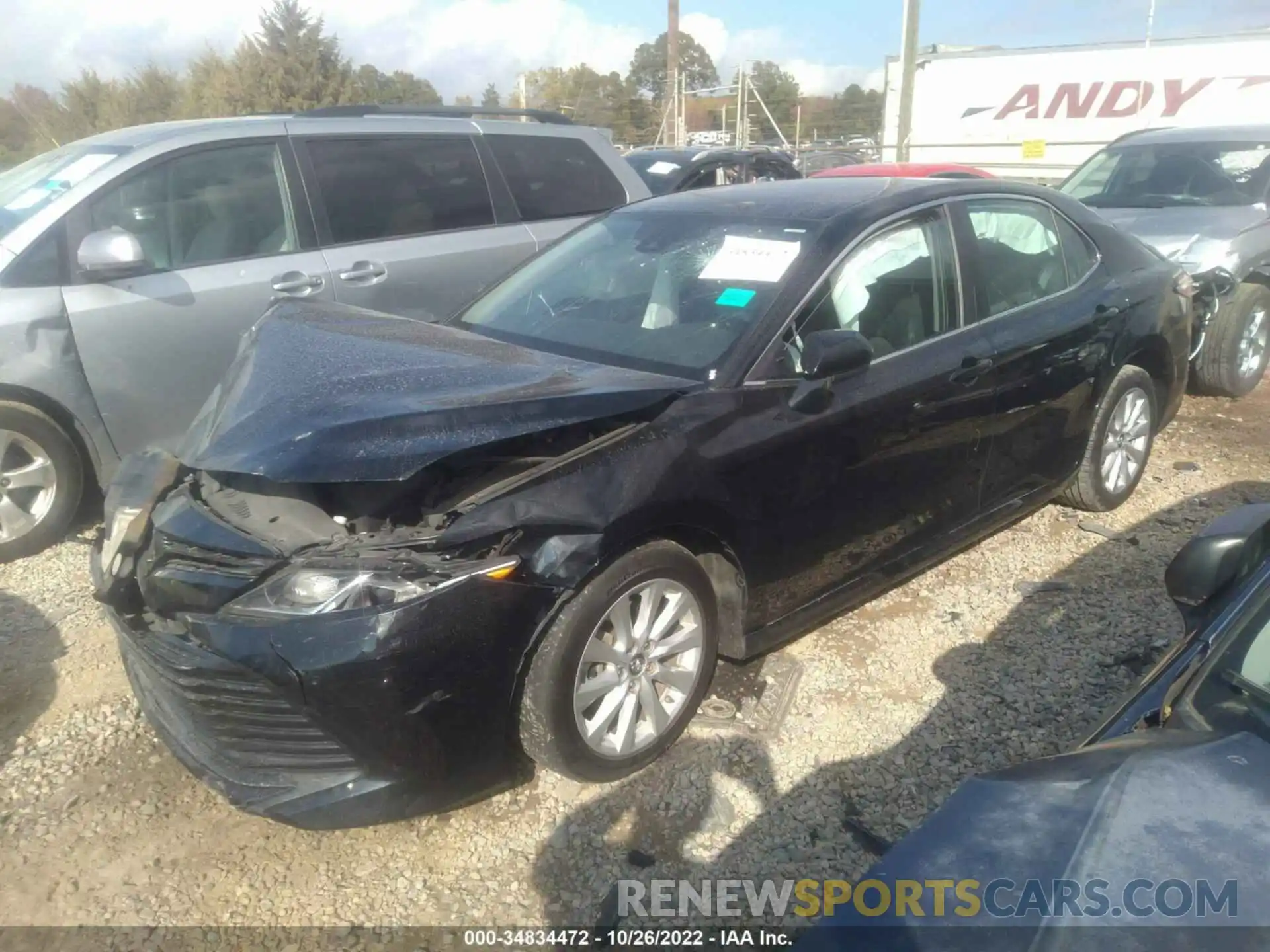 2 Photograph of a damaged car 4T1B11HK9KU767760 TOYOTA CAMRY 2019