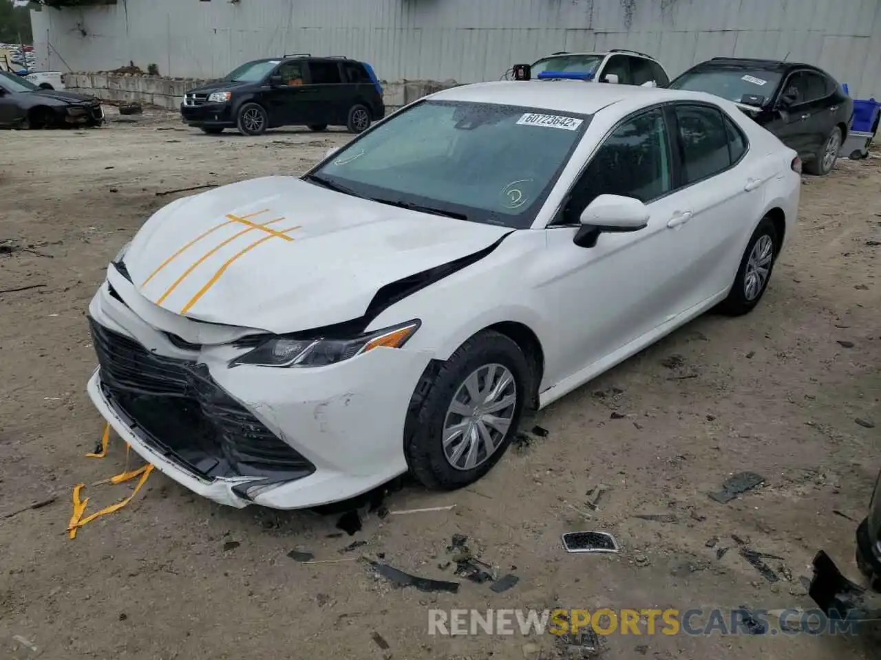 2 Photograph of a damaged car 4T1B11HK9KU768262 TOYOTA CAMRY 2019