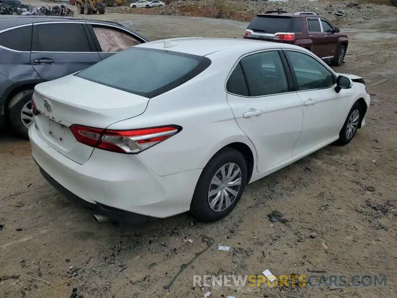 4 Photograph of a damaged car 4T1B11HK9KU768262 TOYOTA CAMRY 2019