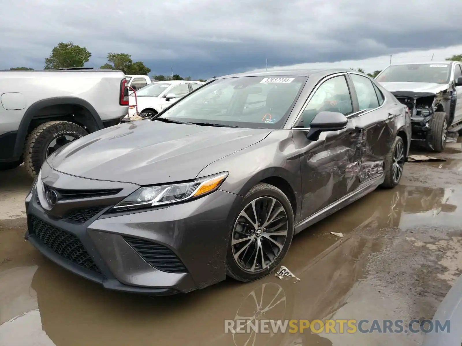 2 Photograph of a damaged car 4T1B11HK9KU771002 TOYOTA CAMRY 2019