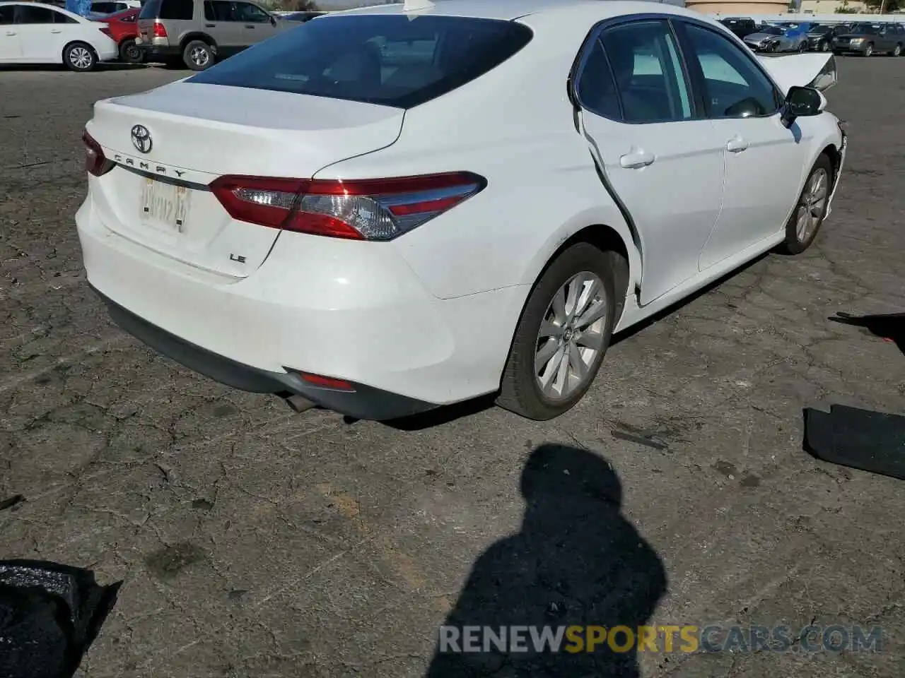 4 Photograph of a damaged car 4T1B11HK9KU778791 TOYOTA CAMRY 2019