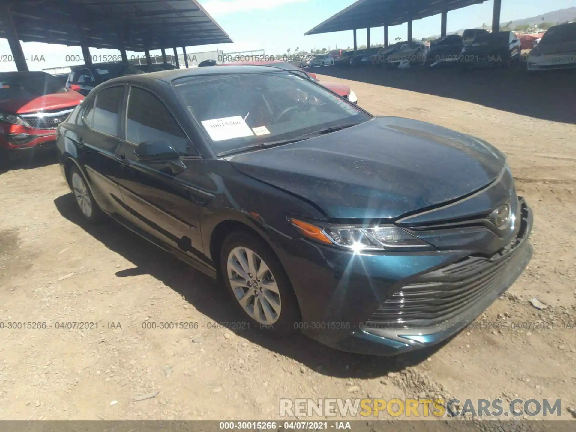 1 Photograph of a damaged car 4T1B11HK9KU779407 TOYOTA CAMRY 2019