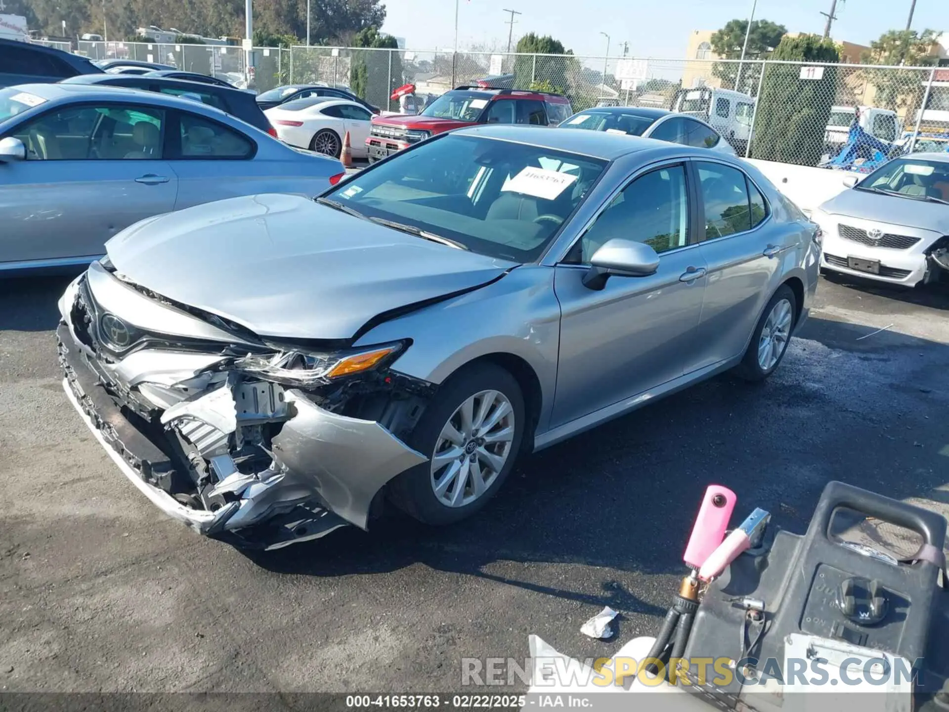 2 Photograph of a damaged car 4T1B11HK9KU782615 TOYOTA CAMRY 2019