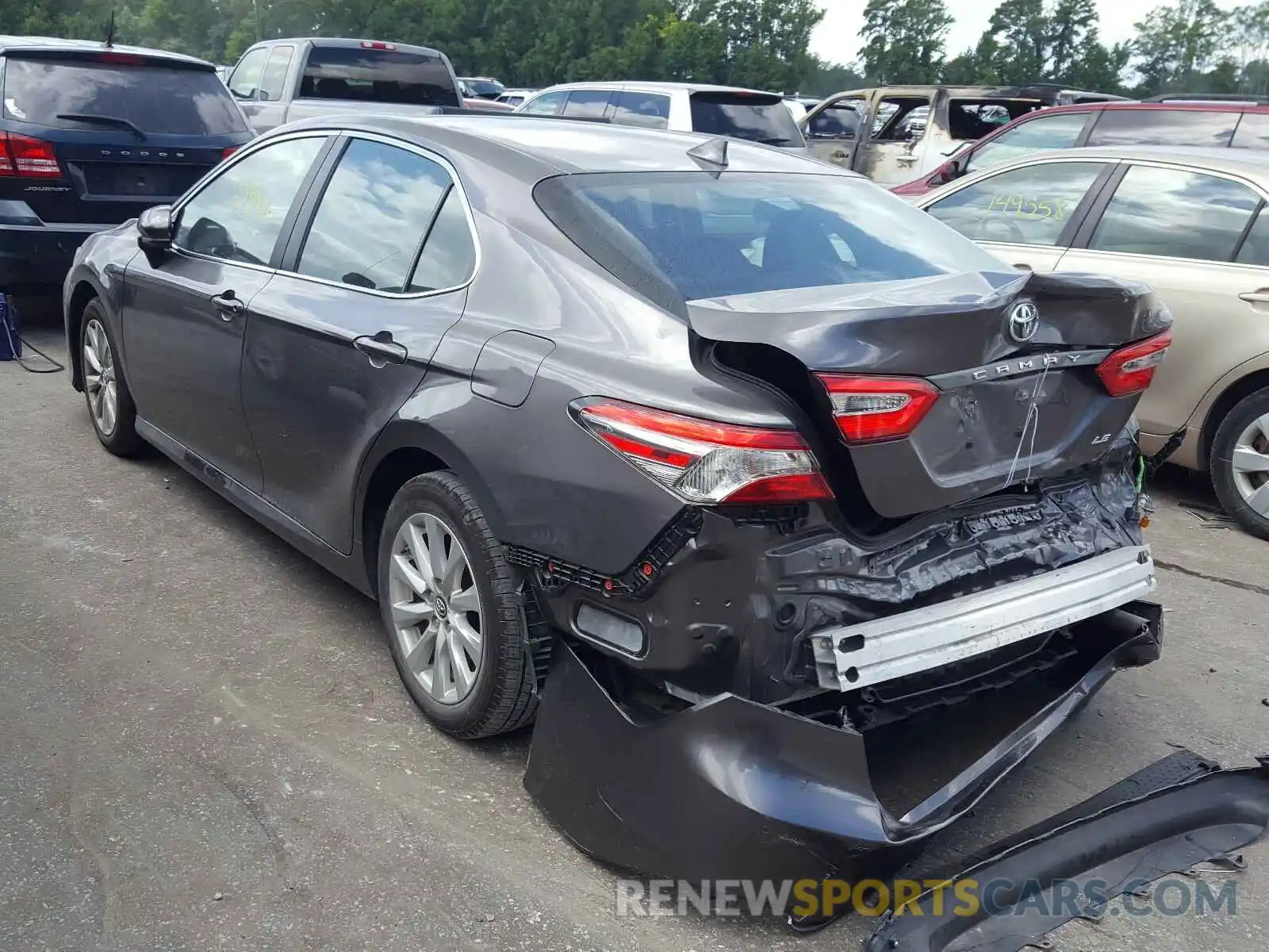 3 Photograph of a damaged car 4T1B11HK9KU785563 TOYOTA CAMRY 2019