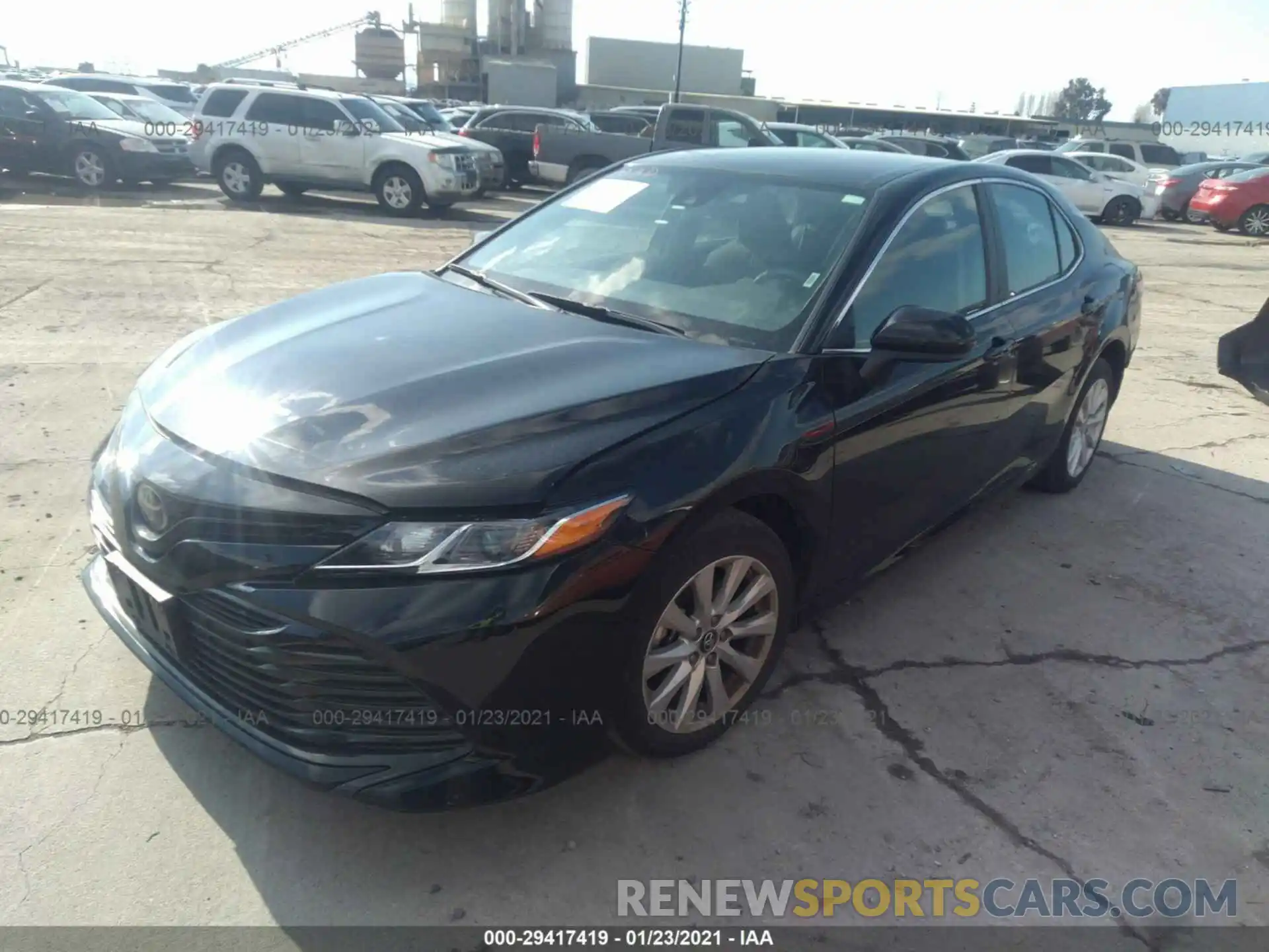 2 Photograph of a damaged car 4T1B11HK9KU791377 TOYOTA CAMRY 2019