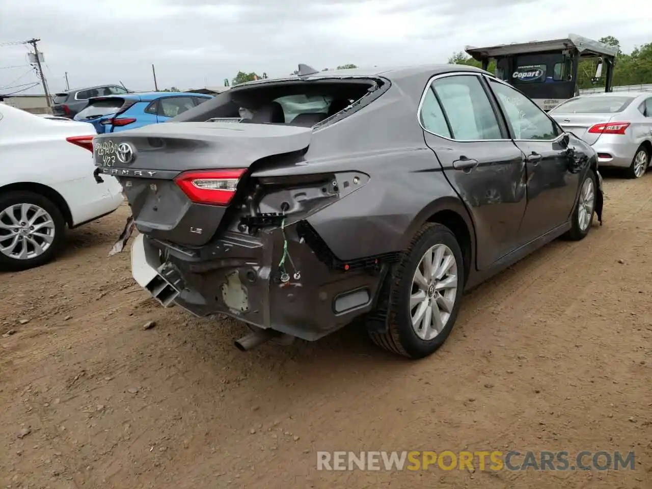 4 Photograph of a damaged car 4T1B11HK9KU792223 TOYOTA CAMRY 2019