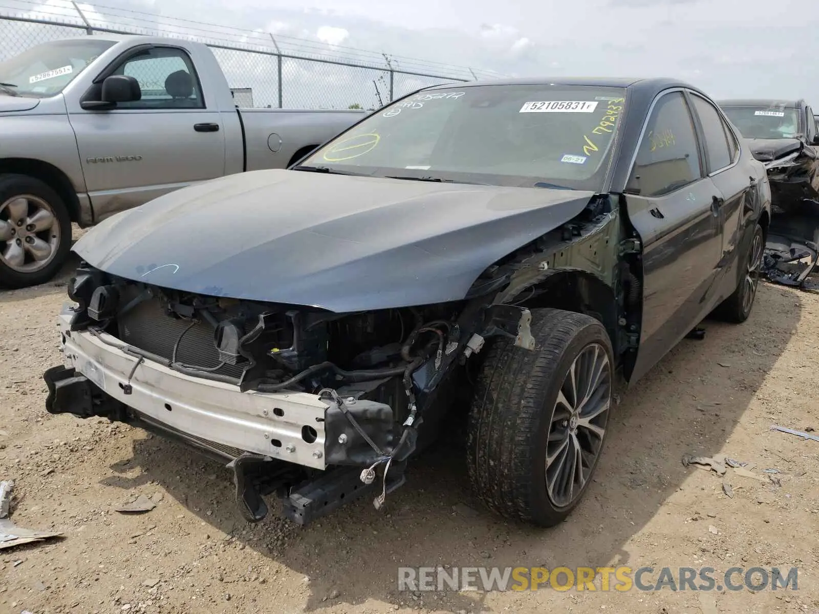 2 Photograph of a damaged car 4T1B11HK9KU792433 TOYOTA CAMRY 2019