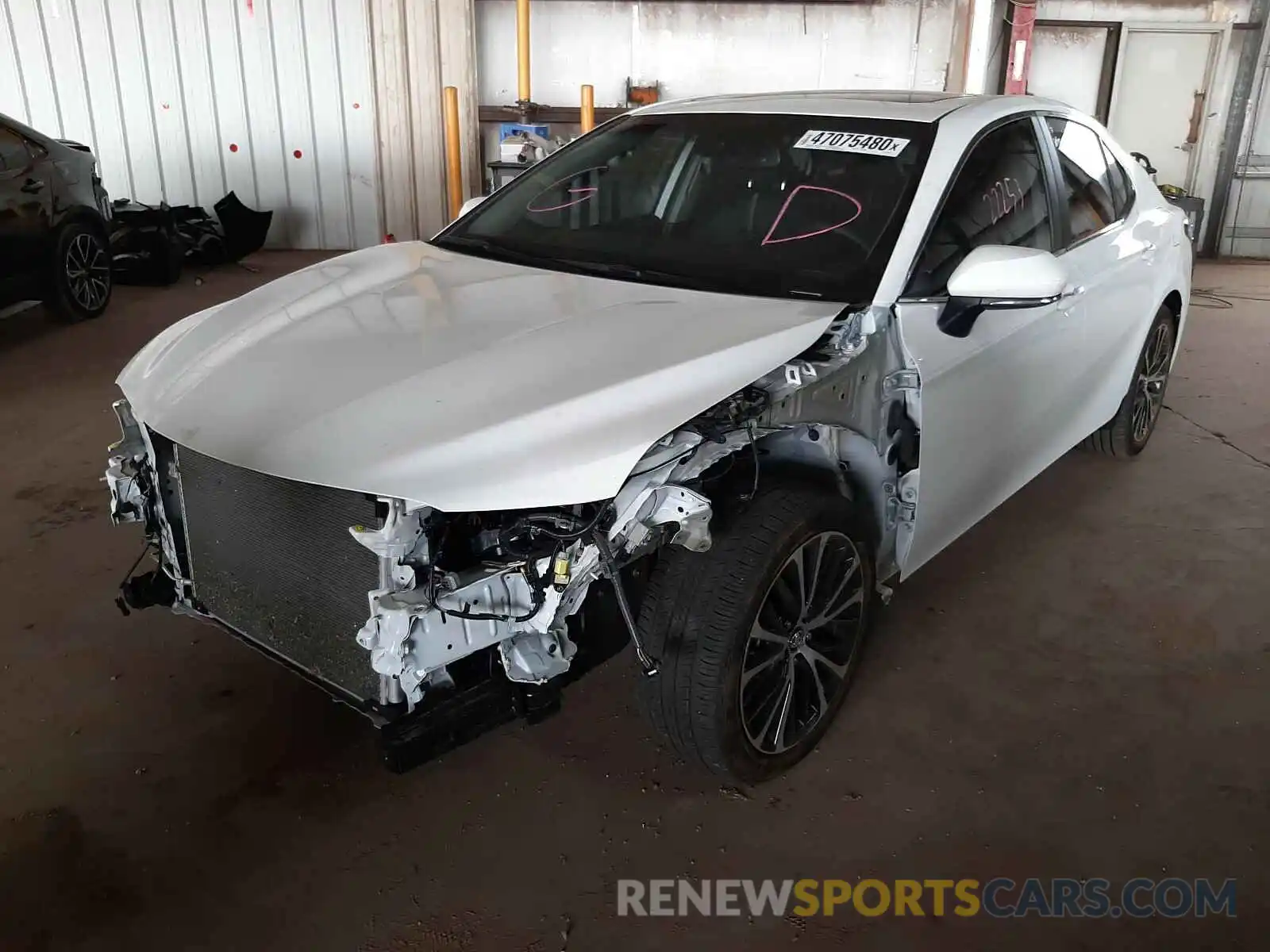 2 Photograph of a damaged car 4T1B11HK9KU797437 TOYOTA CAMRY 2019