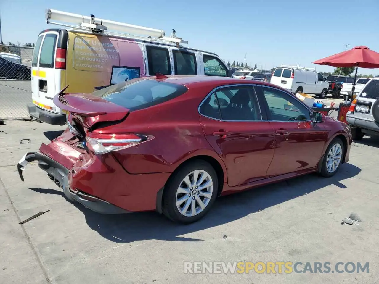 3 Photograph of a damaged car 4T1B11HK9KU800899 TOYOTA CAMRY 2019