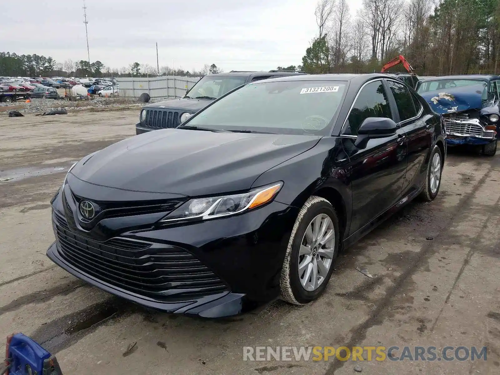 2 Photograph of a damaged car 4T1B11HK9KU805844 TOYOTA CAMRY 2019