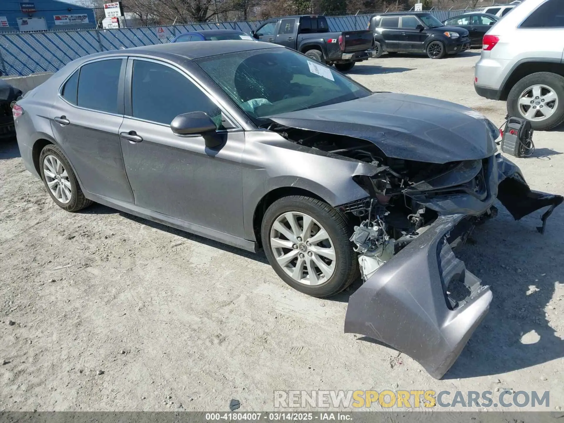 1 Photograph of a damaged car 4T1B11HK9KU810347 TOYOTA CAMRY 2019