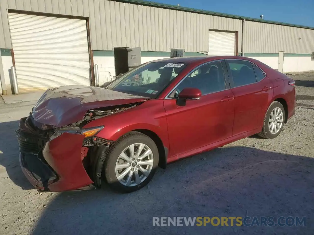 1 Photograph of a damaged car 4T1B11HK9KU823583 TOYOTA CAMRY 2019
