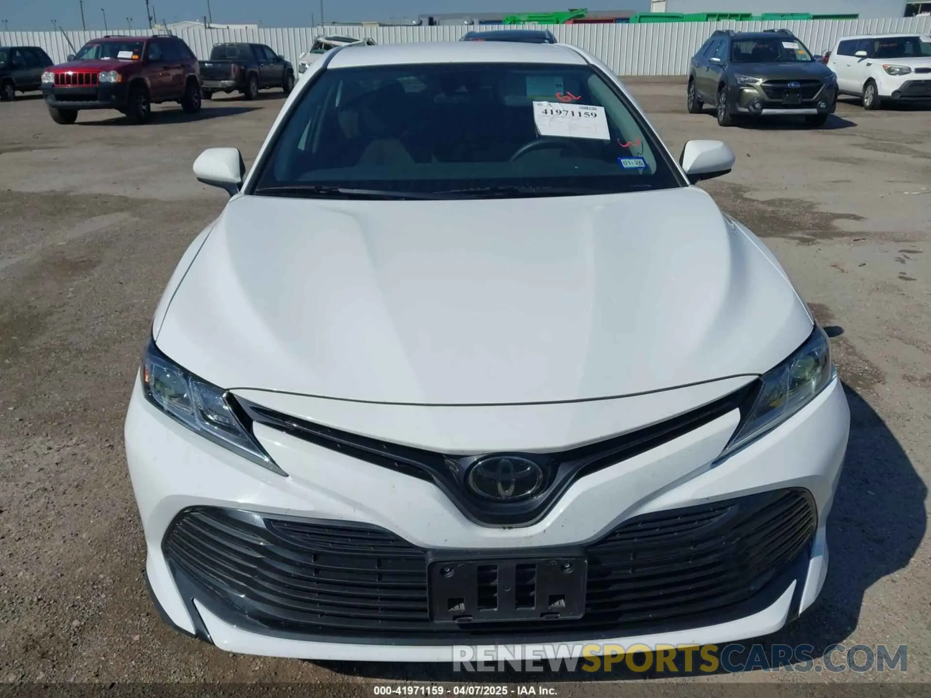 6 Photograph of a damaged car 4T1B11HK9KU825107 TOYOTA CAMRY 2019
