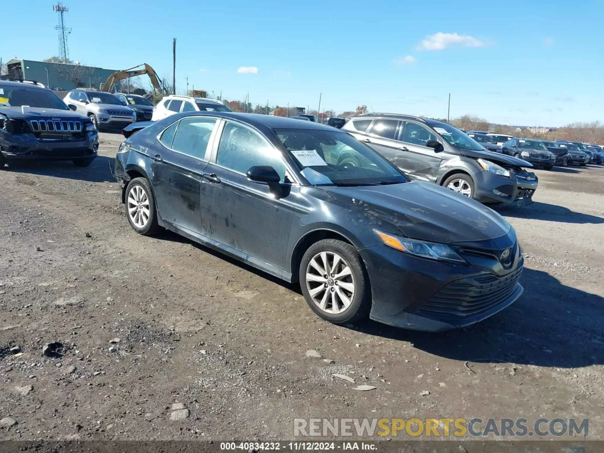 1 Photograph of a damaged car 4T1B11HK9KU835460 TOYOTA CAMRY 2019