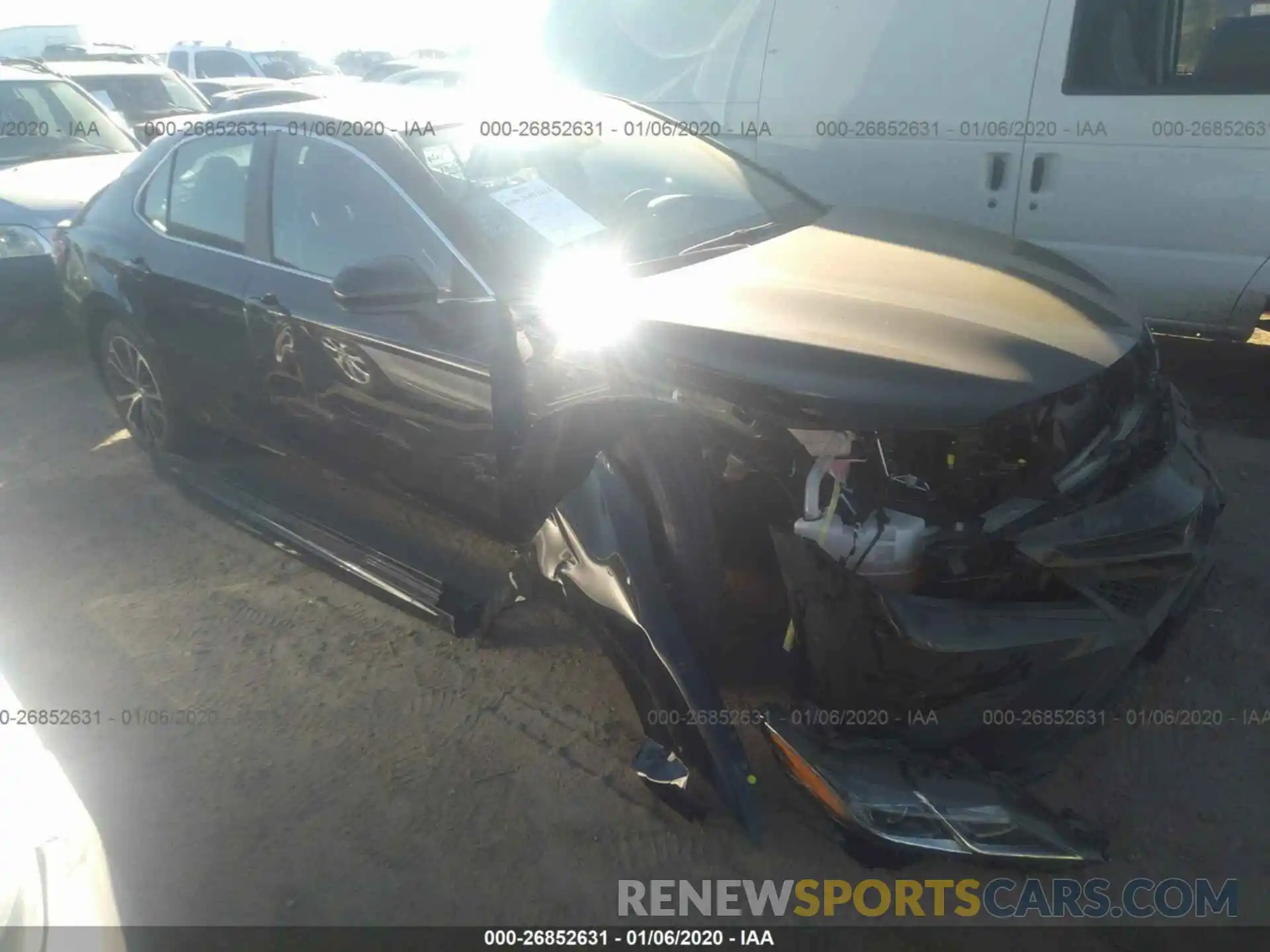 1 Photograph of a damaged car 4T1B11HK9KU839248 TOYOTA CAMRY 2019