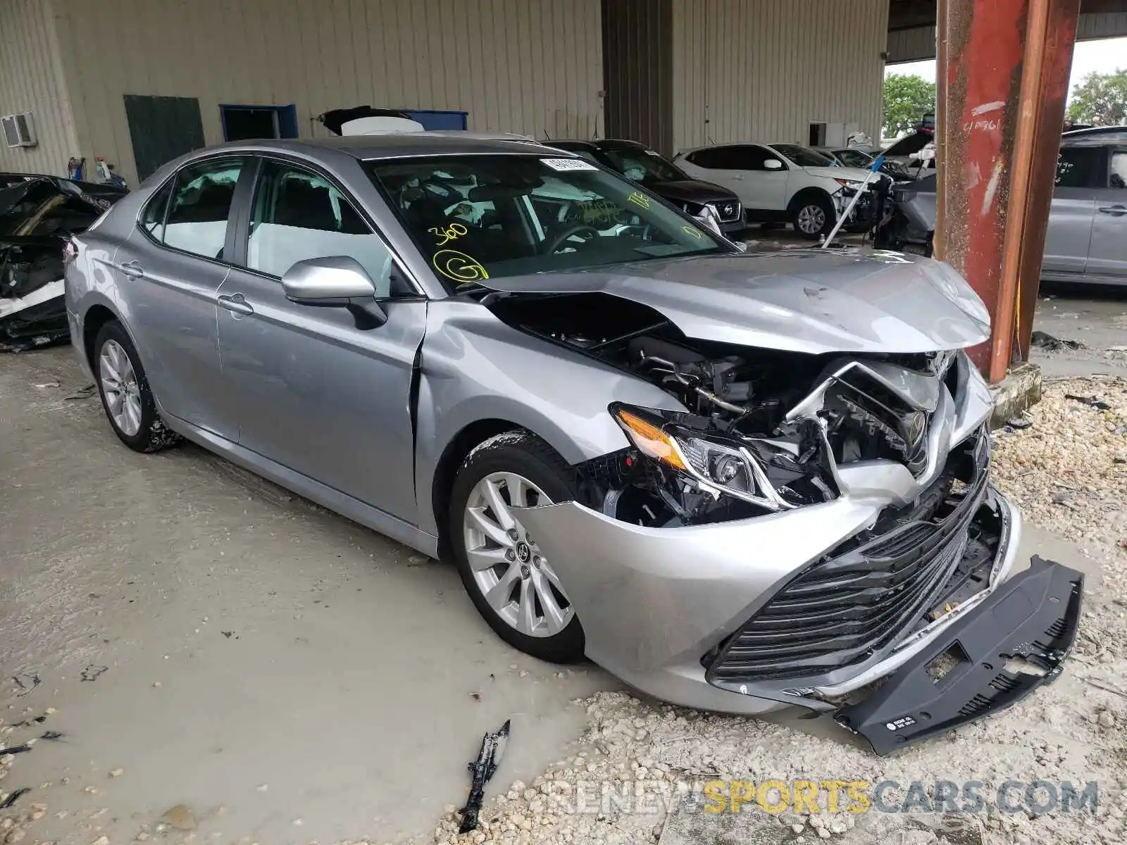 1 Photograph of a damaged car 4T1B11HK9KU854459 TOYOTA CAMRY 2019