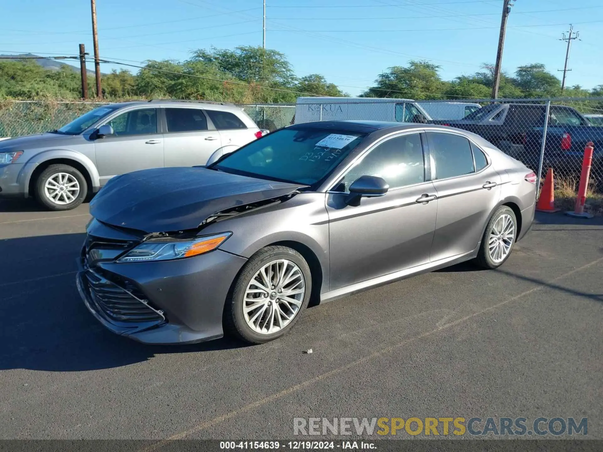2 Photograph of a damaged car 4T1B11HKXKU161416 TOYOTA CAMRY 2019