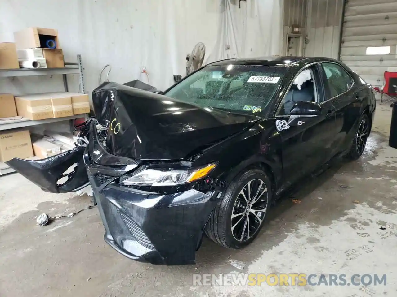 2 Photograph of a damaged car 4T1B11HKXKU166275 TOYOTA CAMRY 2019