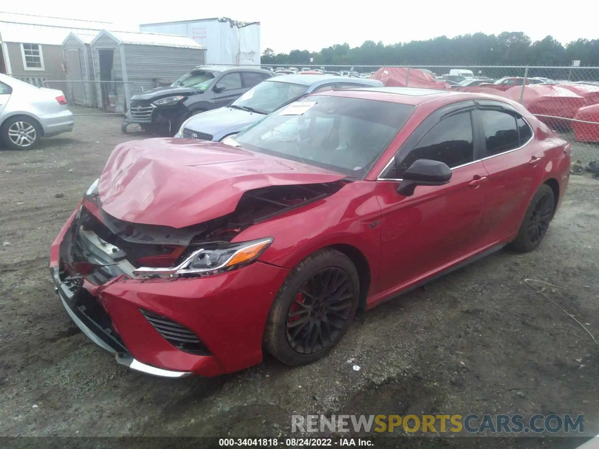 2 Photograph of a damaged car 4T1B11HKXKU166308 TOYOTA CAMRY 2019