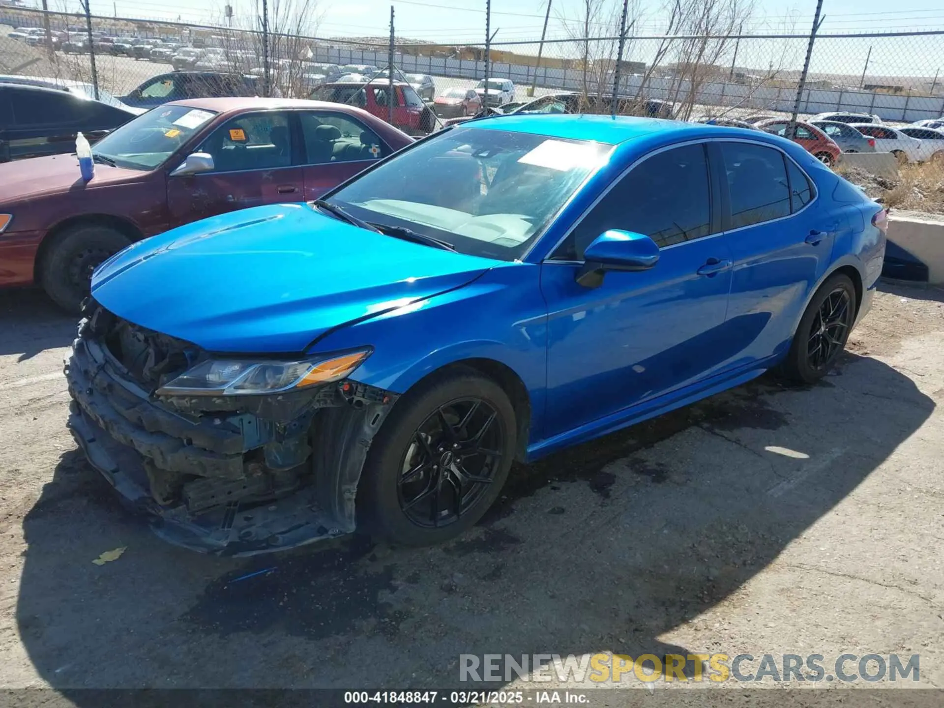 2 Photograph of a damaged car 4T1B11HKXKU173212 TOYOTA CAMRY 2019