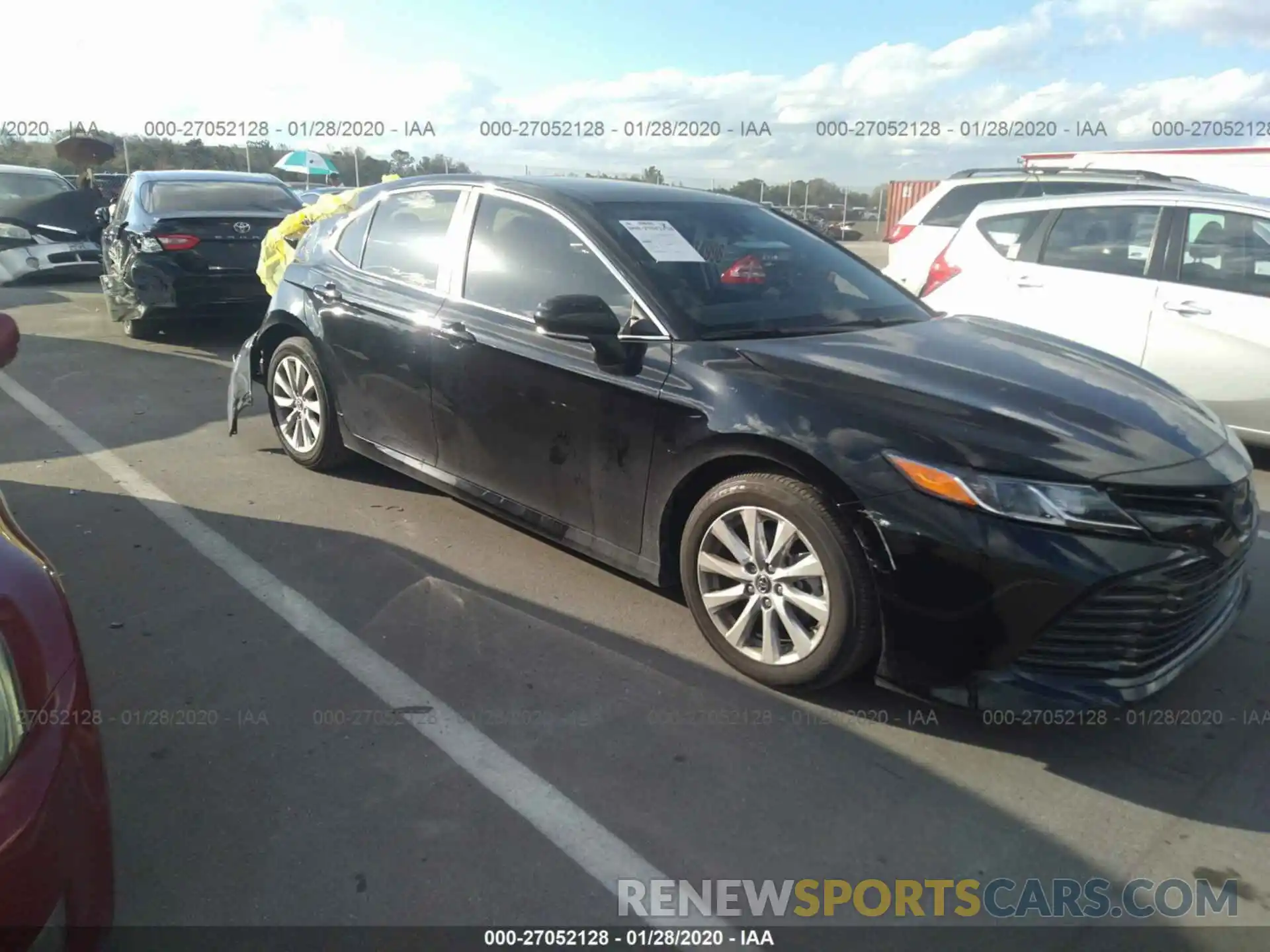 1 Photograph of a damaged car 4T1B11HKXKU178829 TOYOTA CAMRY 2019