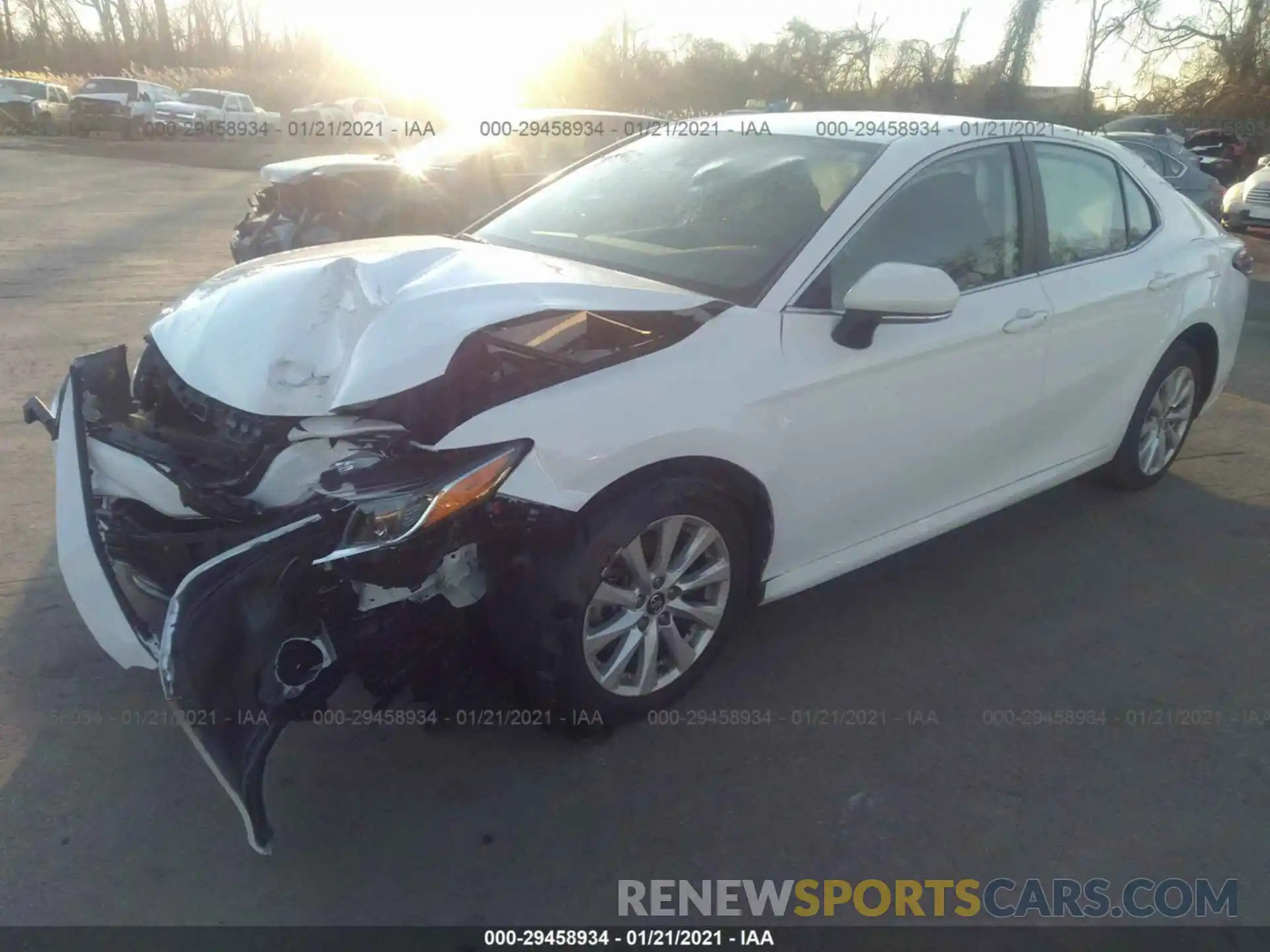 2 Photograph of a damaged car 4T1B11HKXKU181357 TOYOTA CAMRY 2019